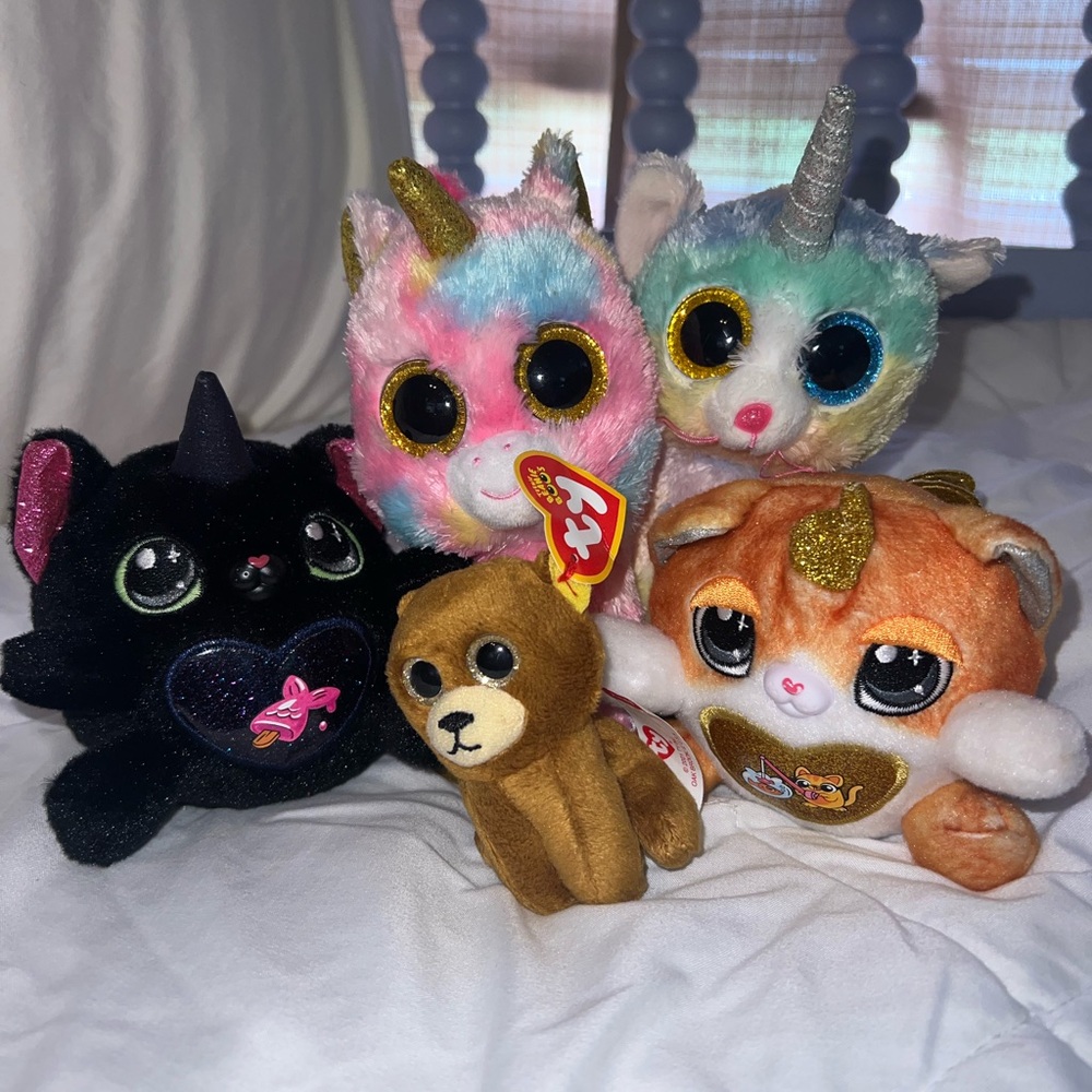Ty Beanie Boos Unicorn and Animal Plush Collection